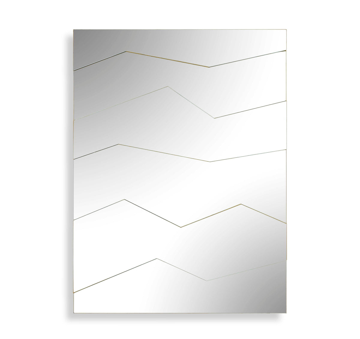 Fracture - Segmented Panel Mirror - Gold