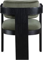 Sacha - Velvet Dining Chair With Black Base (Set of 2)
