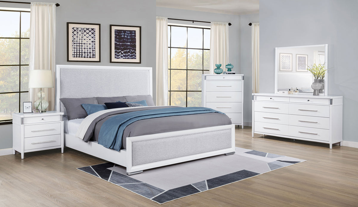 Gracemont 8-drawer Bedroom Dresser Cabinet White