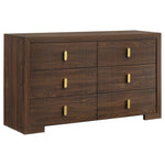 Etienne 4-piece Eastern King Bedroom Set Walnut