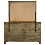 Doherty 6-drawer Dresser with Mirror Rustic Brown