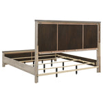 Nevado 4-Piece Eastern King Panel Bedroom Set Grey and Weathered Taupe