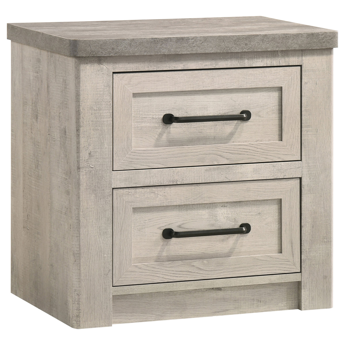 Nevado 4-Piece Queen Panel Bedroom Set Grey and Weathered Taupe