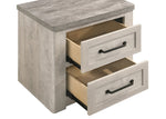 Nevado 4-Piece Queen Panel Bedroom Set Grey and Weathered Taupe