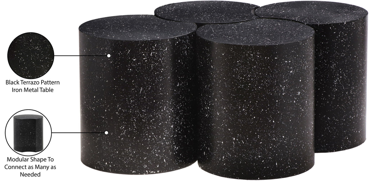 Dimple - 4 Piece Modular Coffee Table - Terazzo Finish