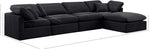 Indulge - Velvet 5 Piece Modular Sectional With Chaise
