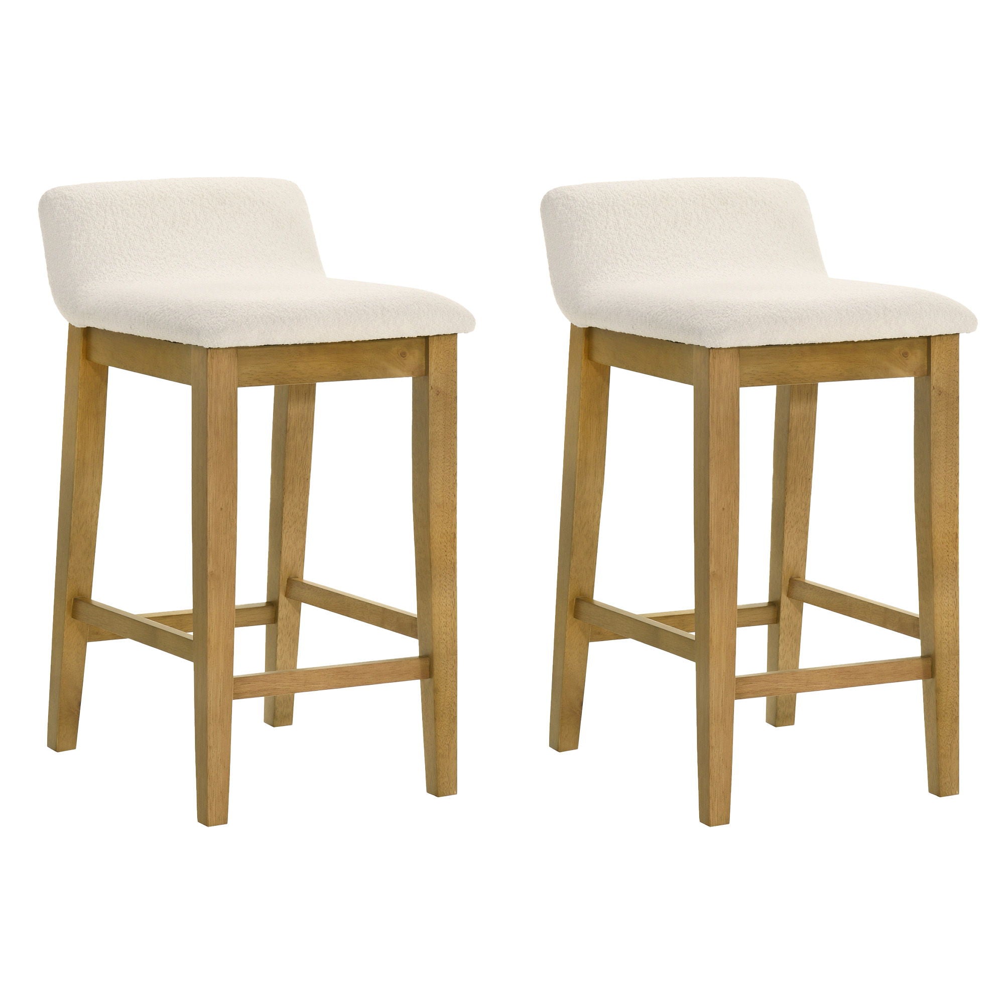 Annikah - Modern Transitional Wood Counter Height Kitchen Bar Stool