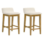 Annikah - Modern Transitional Wood Counter Height Kitchen Bar Stool