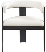 Romeo - Faux Leather Dining Chair With Black Base (Set of 2)