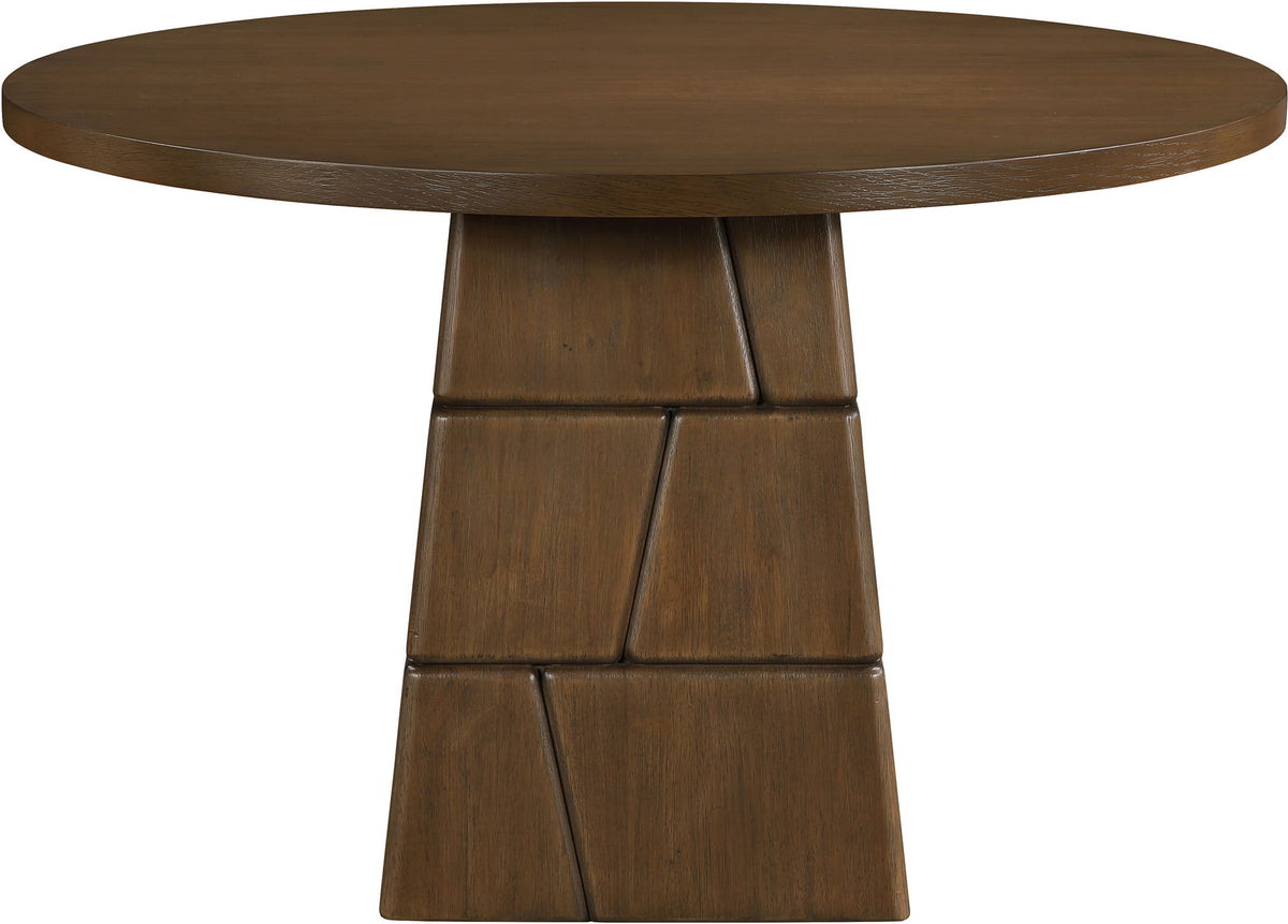 Tavio - 48" Oak Veneer And Solid Wood Dining Table