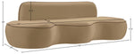 Swerve - Velvet 101" Upholstered Sofa