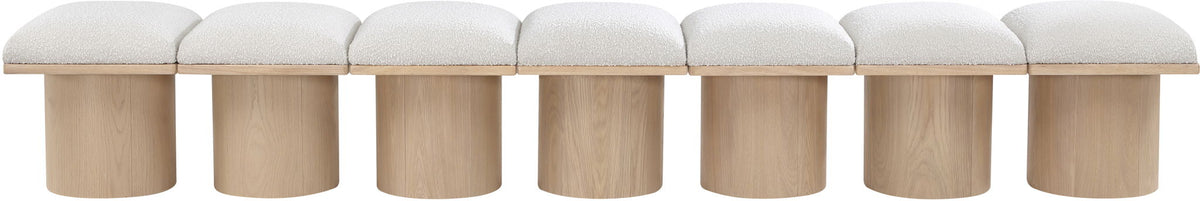 Pavilion - 7 Piece Modular Bench With Natural Base