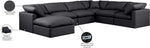 Indulge - Faux Leather 7 Piece Modular Sectional