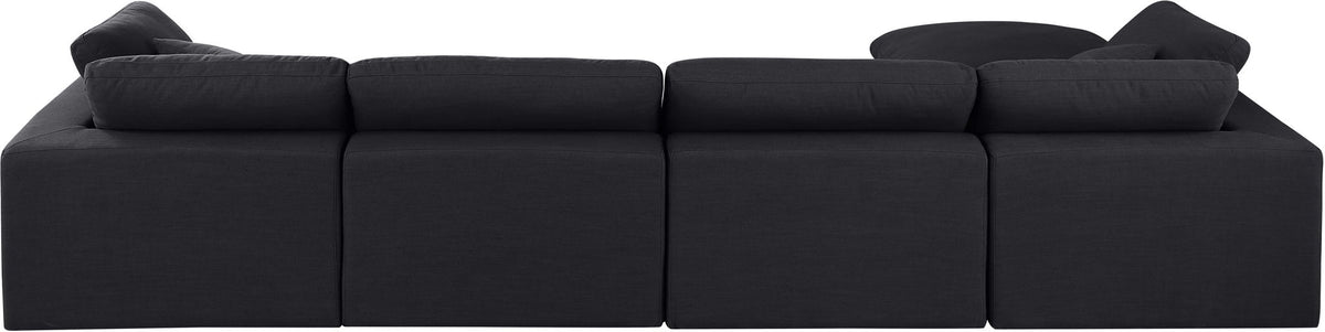 Comfy - 5 Piece Linen Modular Sectional With Chaise