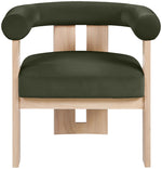 Arienzo - Performance Fabric Upholstered Accent Chair - Natural Base