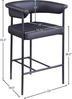 Malin - Faux Leather Counter Stool (Set of 2)