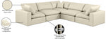 Comfy - 5 Piece Faux Leather Modular Corner Sectional