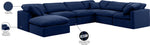 Indulge - Velvet 7 Piece Modular Sectional