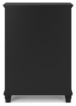 Lanolee - Five Drawer Chest - Black