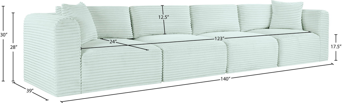 Shaggy - 4 Seat Modular Sofa