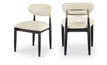 Riccio - Dining Side Chair (Set of 2) - Black And Gold Frame