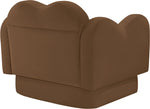 Bloom - Velvet Chair - Saddle