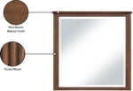 Astrid - Solid Wood And Oak Veneer Mirror
