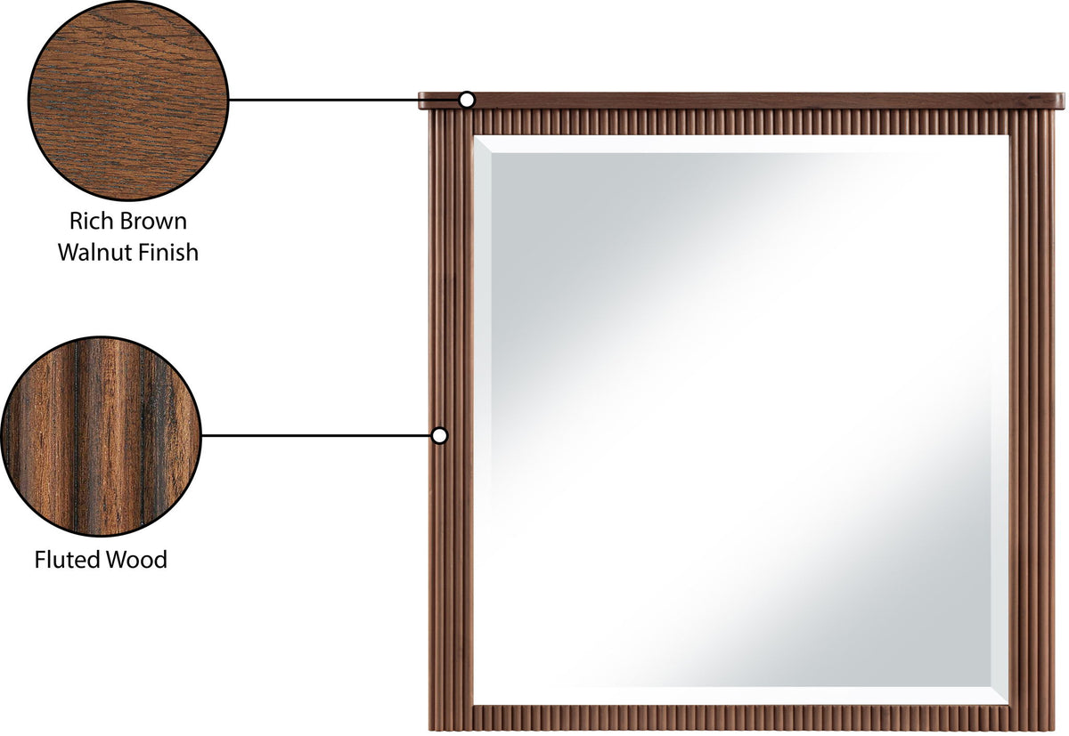 Astrid - Solid Wood And Oak Veneer Mirror