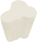 Monza - Concrete And Fiberglass Indoor / Outdoor End Table - Cream