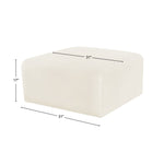 Arc - Velvet Ottoman