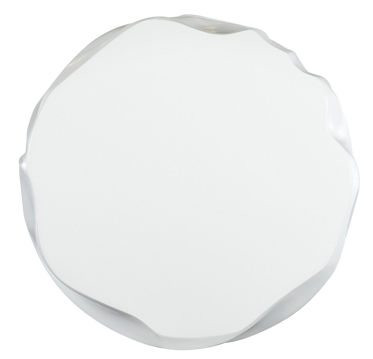 Melange - Alabaster End Table - White