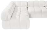 Orin - Velvet 5 Piece Modular Sectional