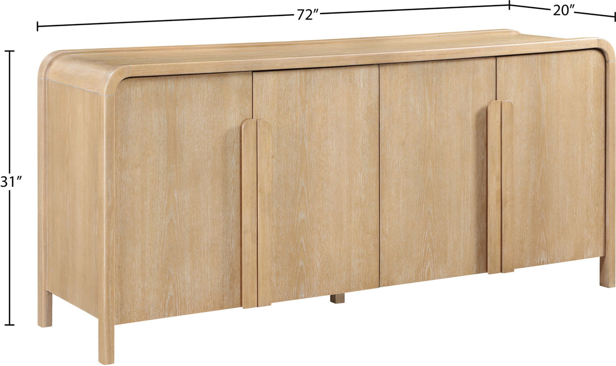 Harmony - Oak Veneer And Solid Wood Sideboard/Buffet