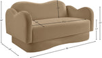 Bloom - Velvet Loveseat