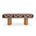 Ollie -  Leopard Jacquard Bench