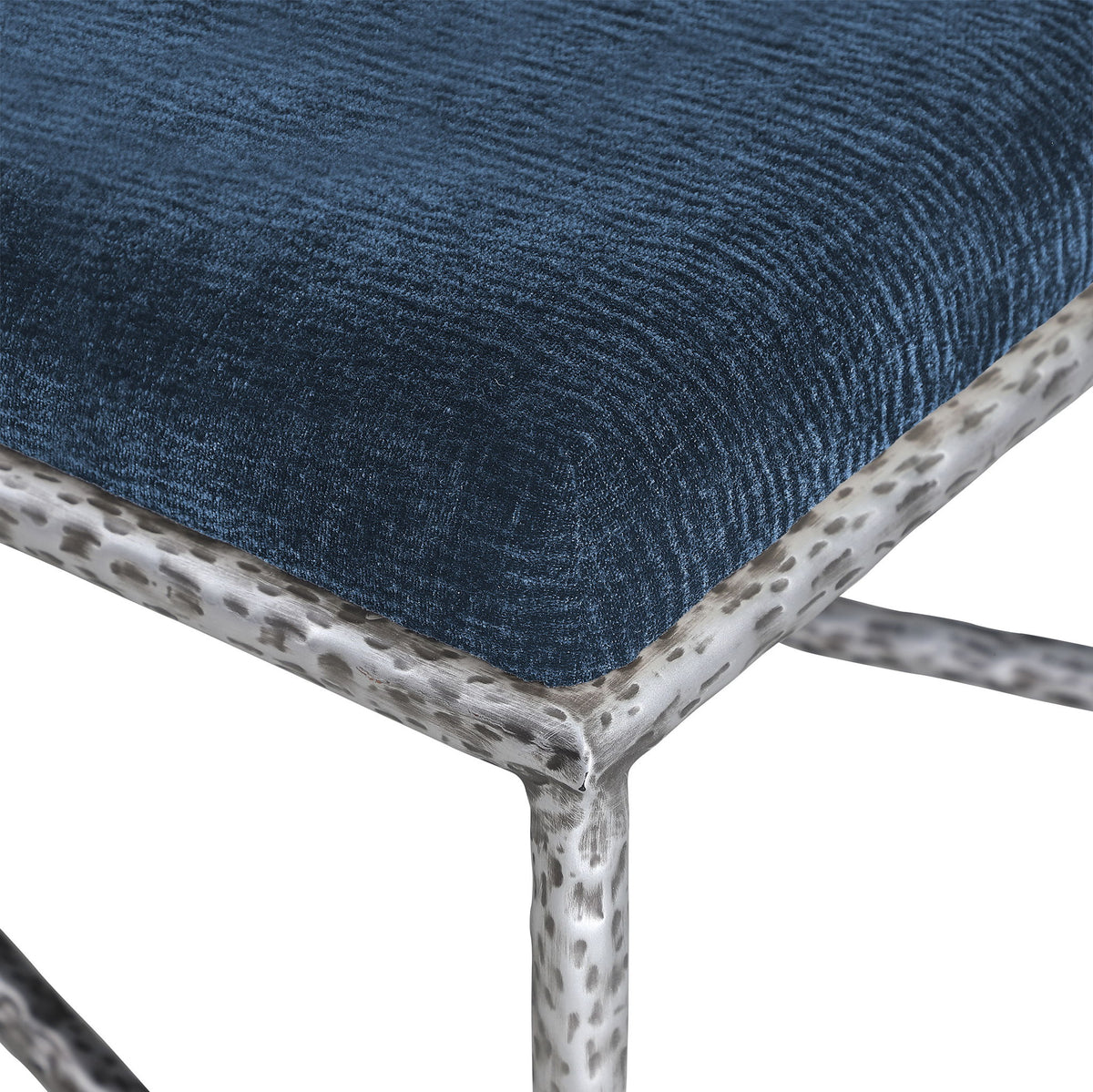 Valley - Bench With Silver Frame