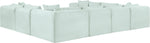 Shaggy - 8 Piece Modular U-Shaped Sectional