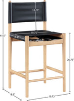 Rawlins - Counter Stool - Natural Frame