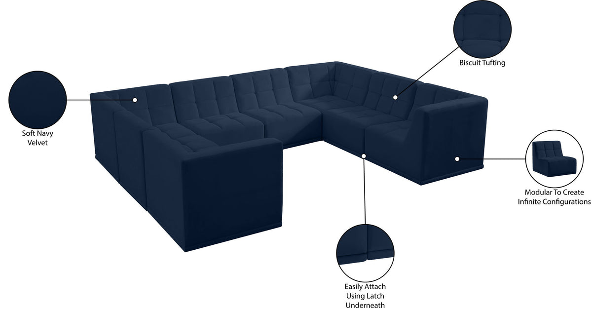Relax - 8 Piece Modular Sectional