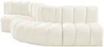 Arc - Velvet 5 Piece Modular Sofa