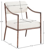 Bastille - Upholstered Dining Arm Chair (Set of 2) - Bronze Frame