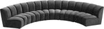 Infinity - 5 Piece Velvet Modular Sectional