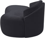 Caspian - Chenille Fabric Upholstered Loveseat