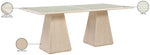 Atrium - Glass Top And Wood Base Dining Table