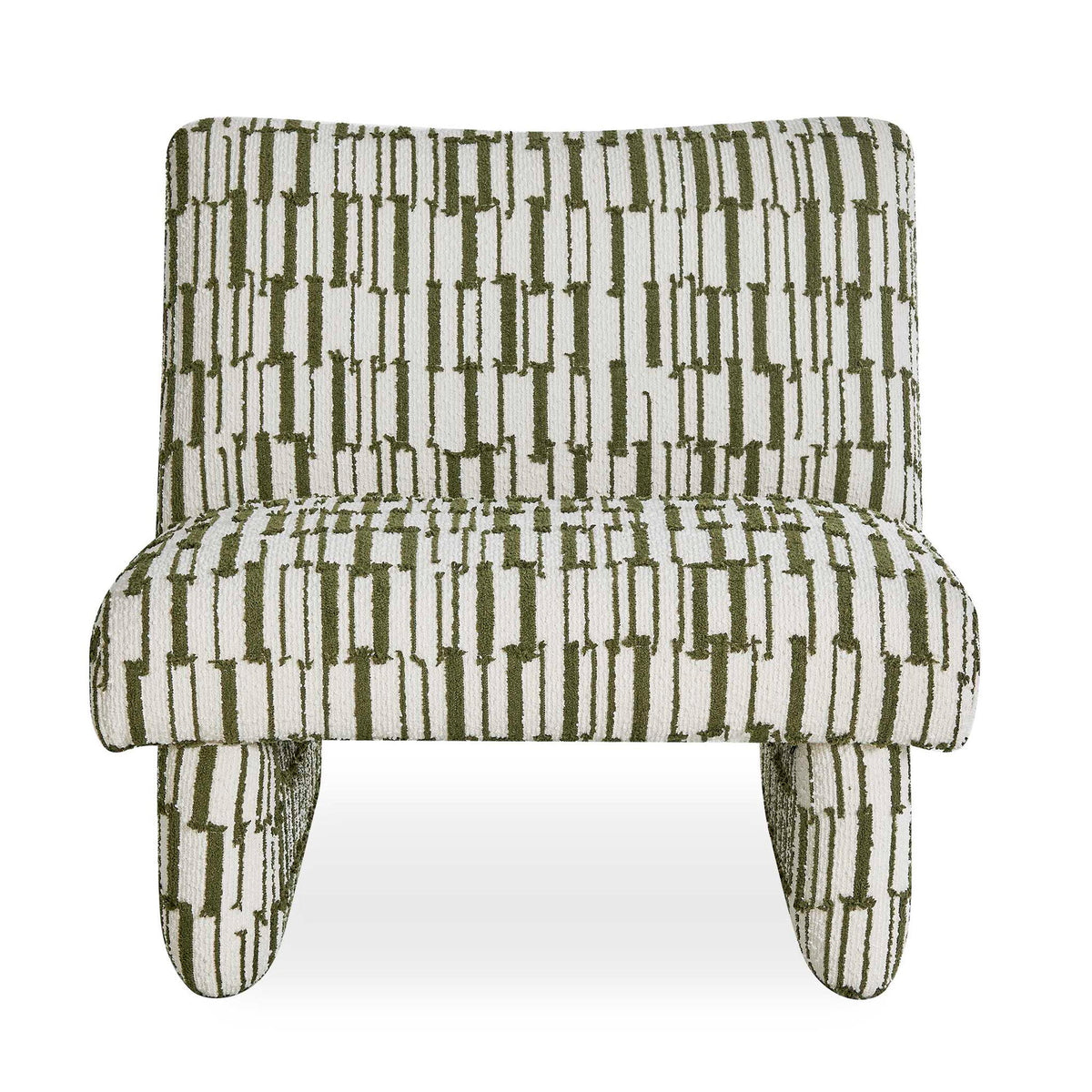 Willa - Accent Chair - Green / White