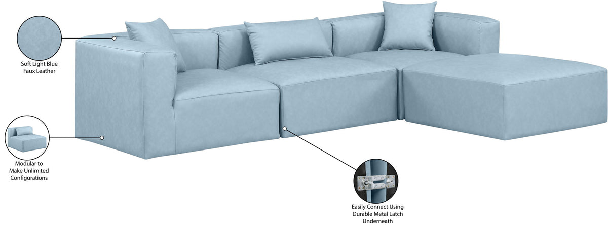 Cube - 4 Piece Modular Sectional With Chaise