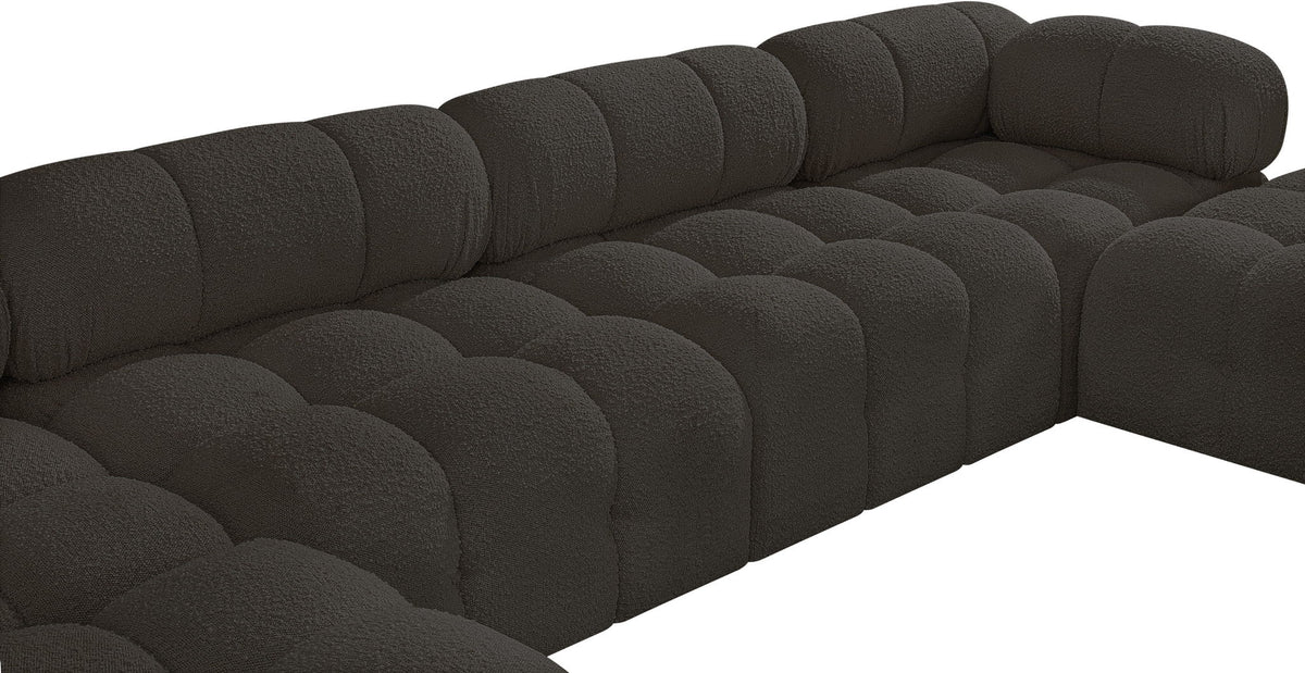 Ames - 6 Piece Fabric Modular U-Shaped Sectional