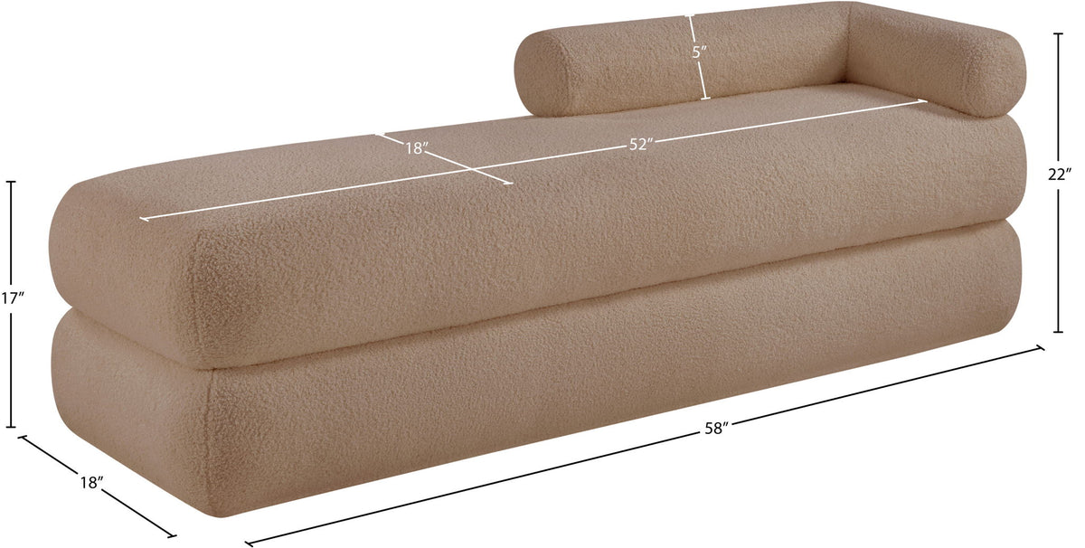 Kennedy - Teddy Fabric Bench