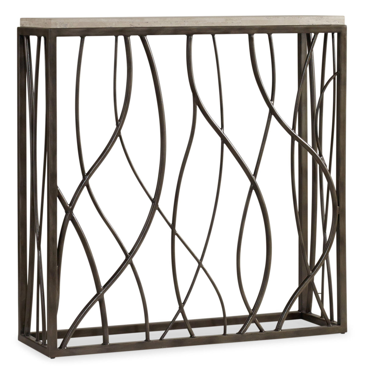 Home Accent - Thin Metal Console - Dark Gray