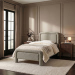 Baylor - Fabric With Interwoven Chenille Upholstered Bed